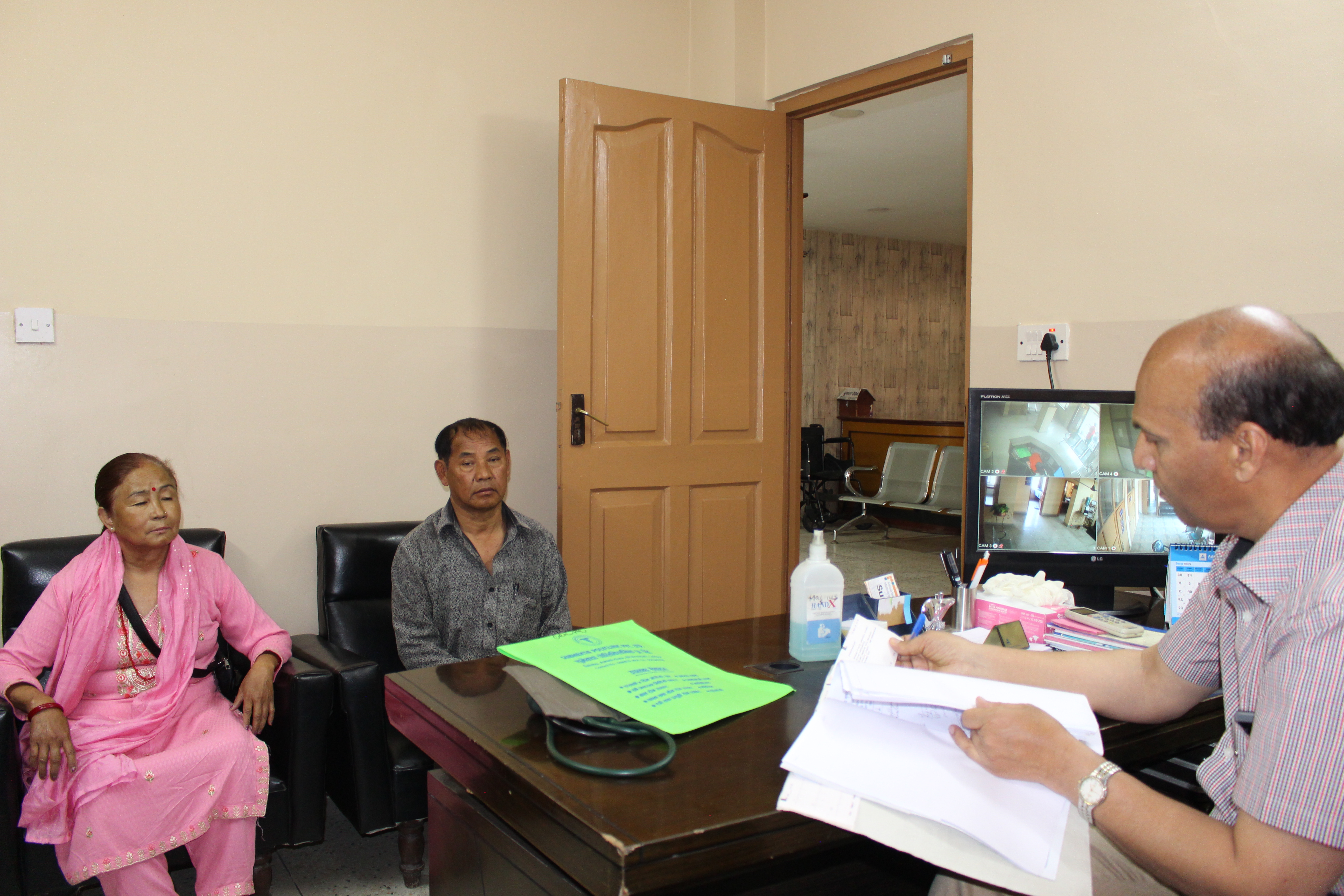 <p>With Doctor at Subhekta Polyclinic</p>